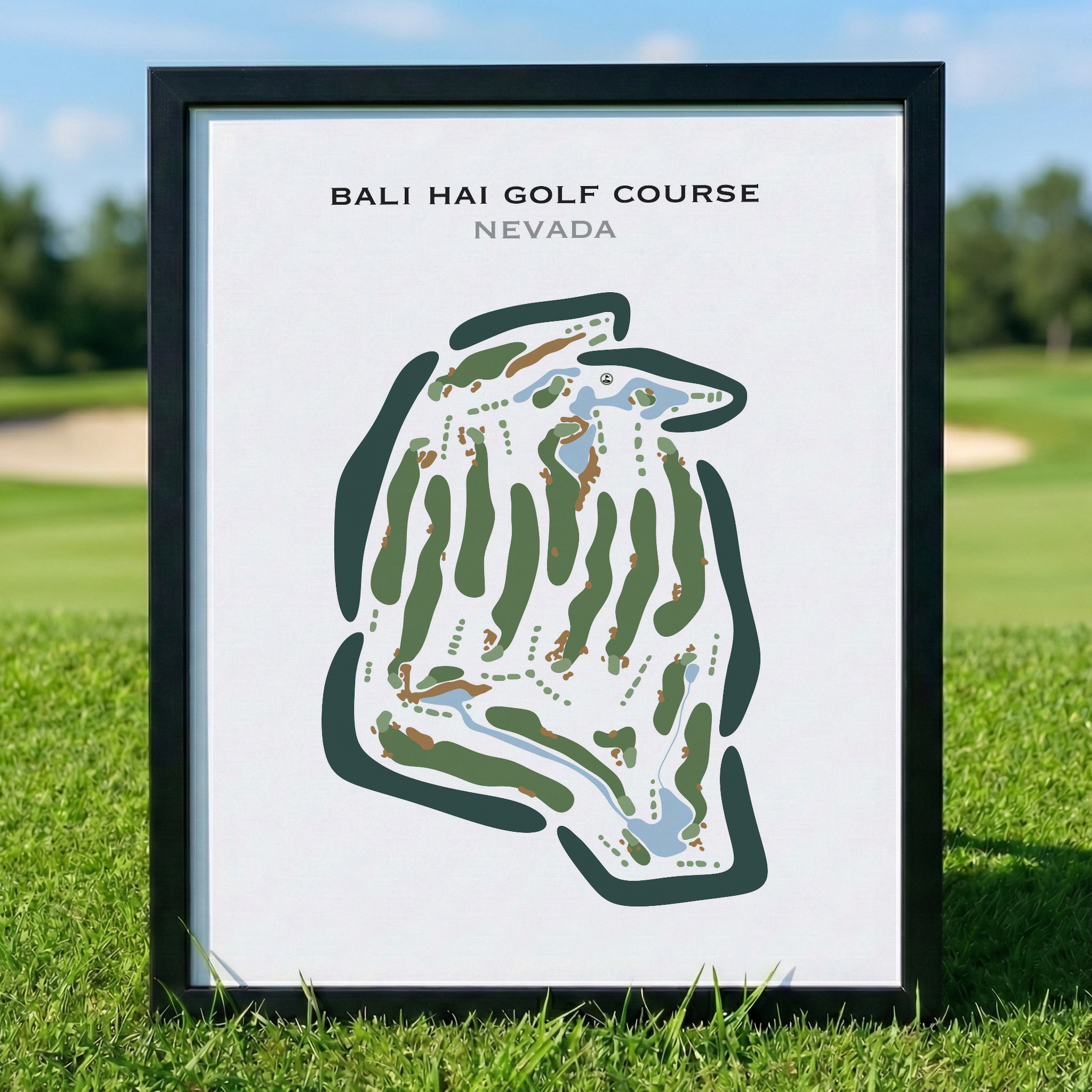 Bali Hai Golf Course, Nevada - Printed Golf Courses