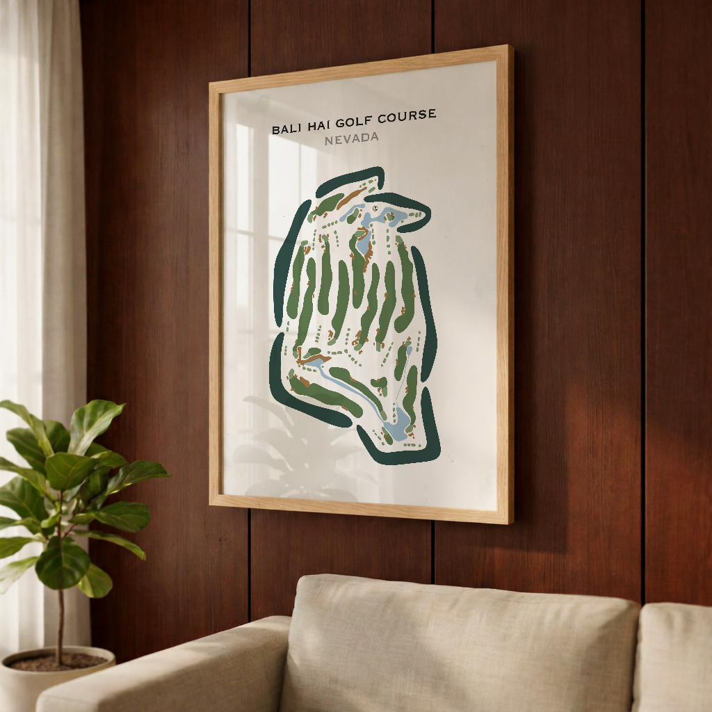 Bali Hai Golf Course, Nevada - Printed Golf Courses