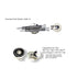 The Tee Clip® MINI: USA Made | Magnetic Golf Multi Tool - Golf Tee Holder, Ball Marker, Putting Alignment & Divot Repair