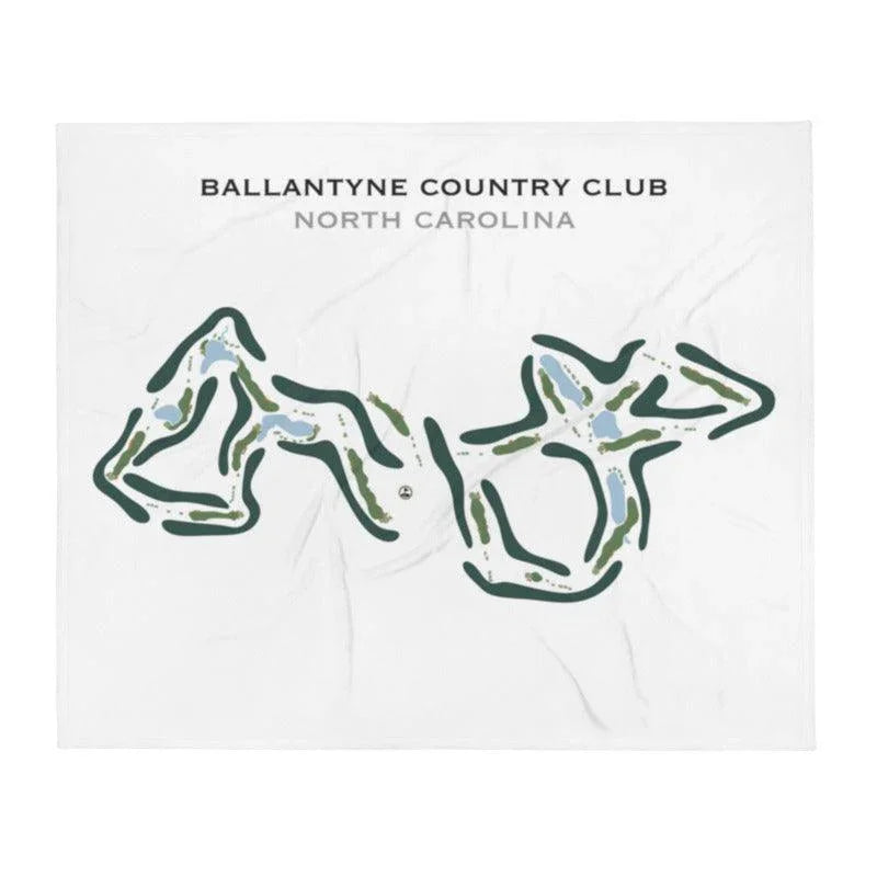 Ballantyne Country Club, North Carolina - Printed Golf Course