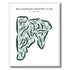BallenIsles Country Club, Palm Beach Gardens, Florida - Printed Golf Courses
