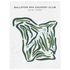 Ballston Spa Country Club, New York - Printed Golf Courses