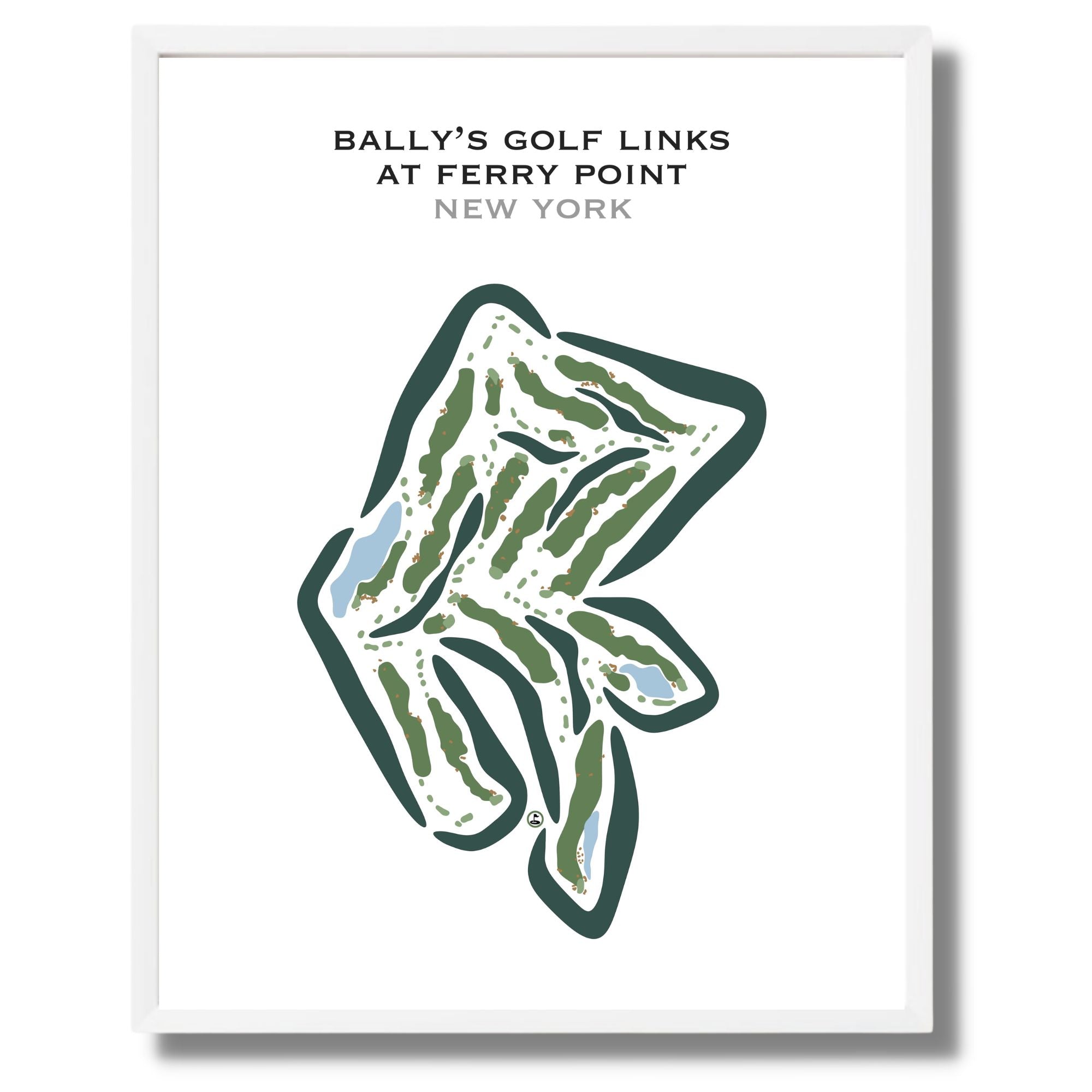 Bally's Golf Links at Ferry Point, New York - Printed Golf Courses