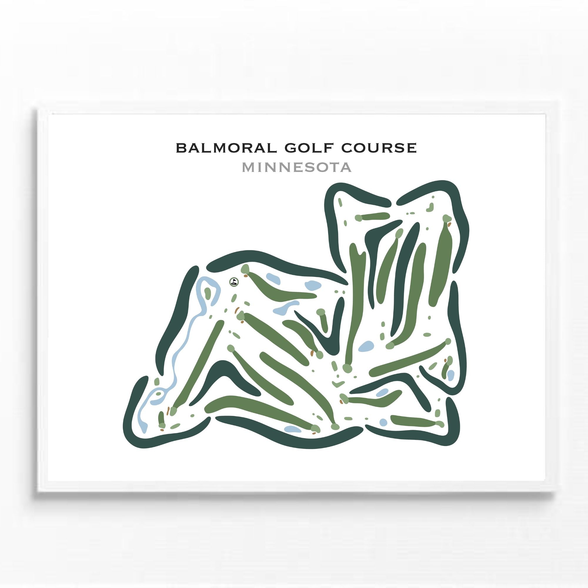 Balmoral Golf Course, Minnesota - Printed Golf Courses