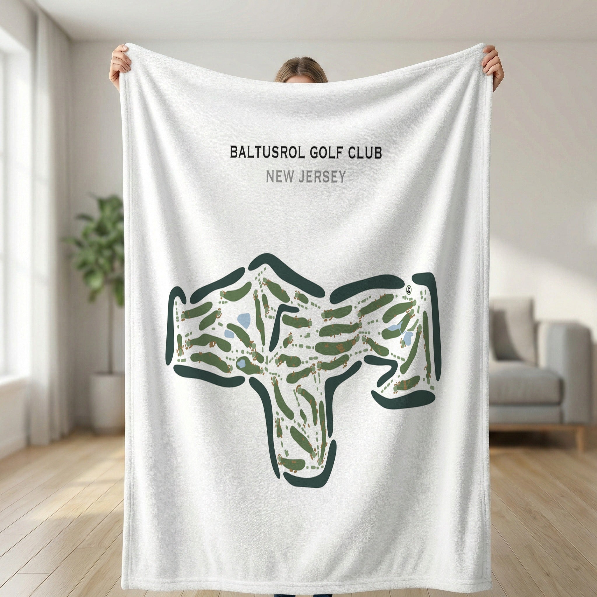 Baltusrol Golf Club, New Jersey - Printed Golf Courses