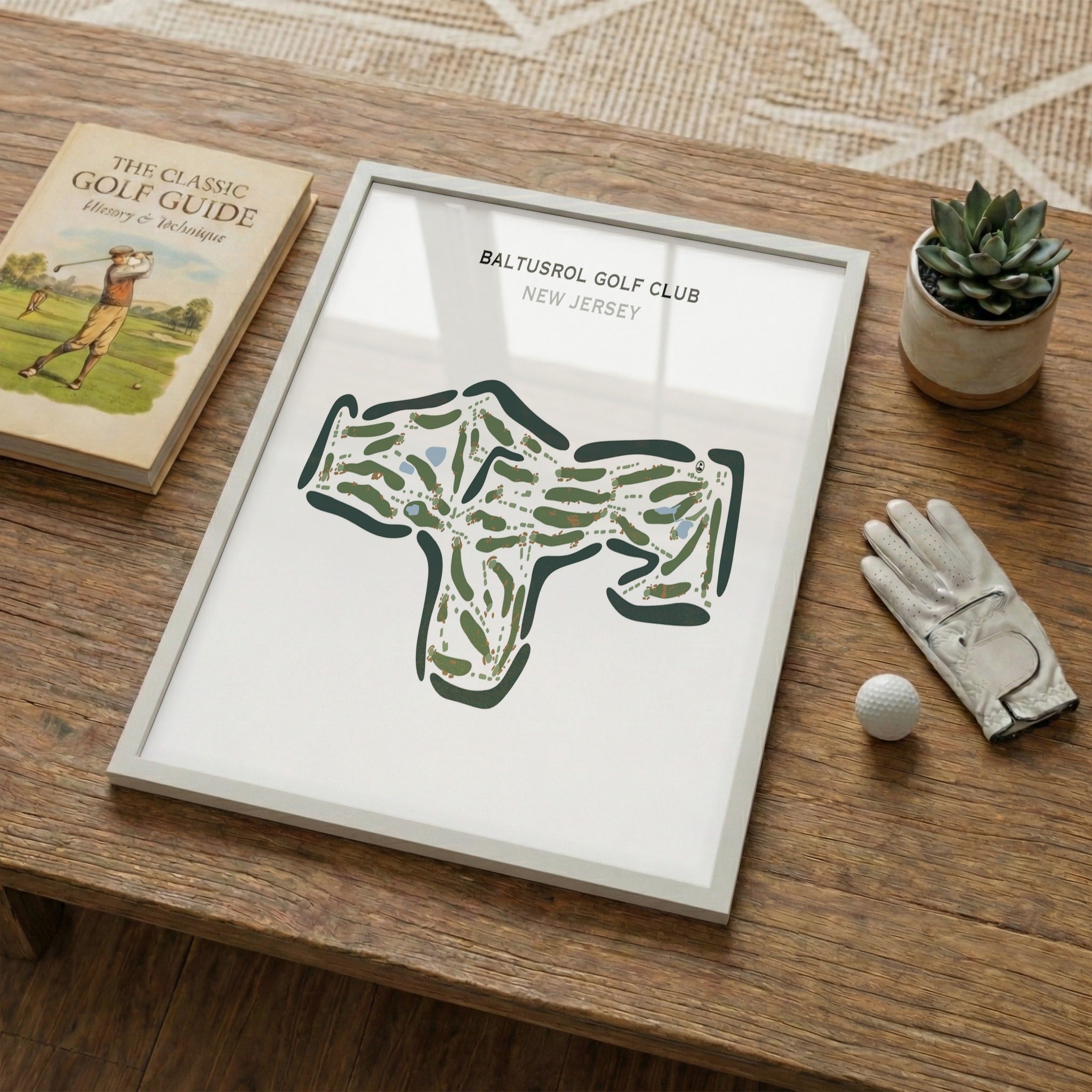 Baltusrol Golf Club, New Jersey - Printed Golf Courses