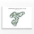 Bamburgh Castle Golf Club, England - Printed Golf Courses