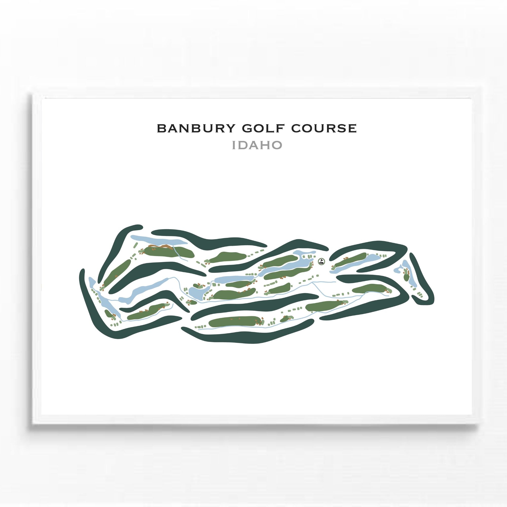 BanBury Golf Course, Idaho - Printed Golf Courses