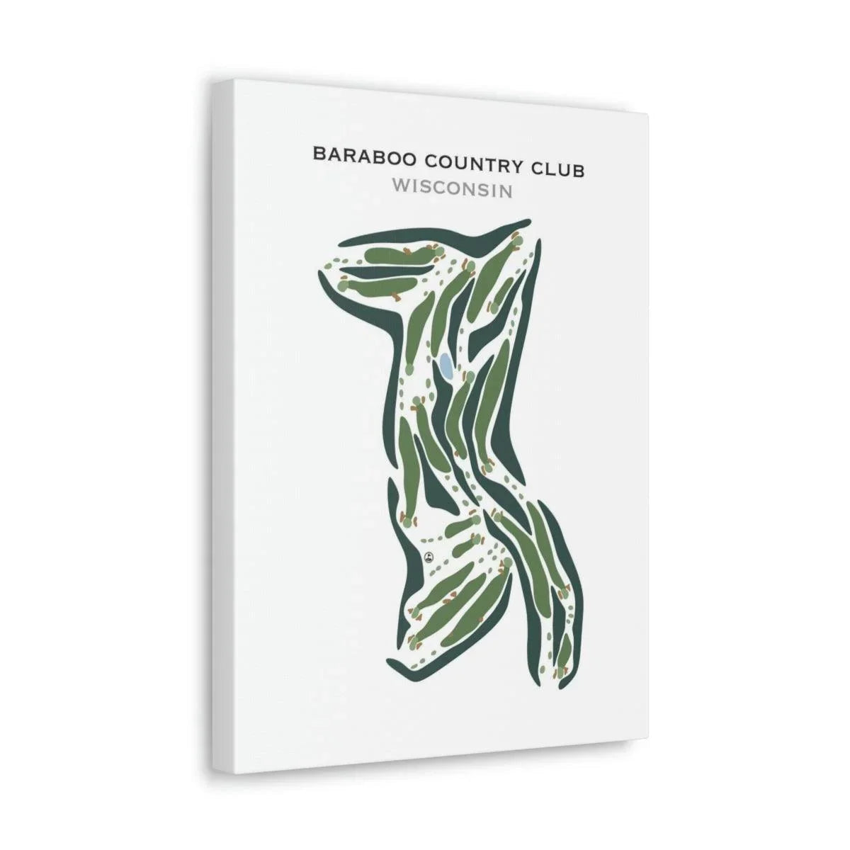 Baraboo Country Club, Wisconsin - Printed Golf Courses