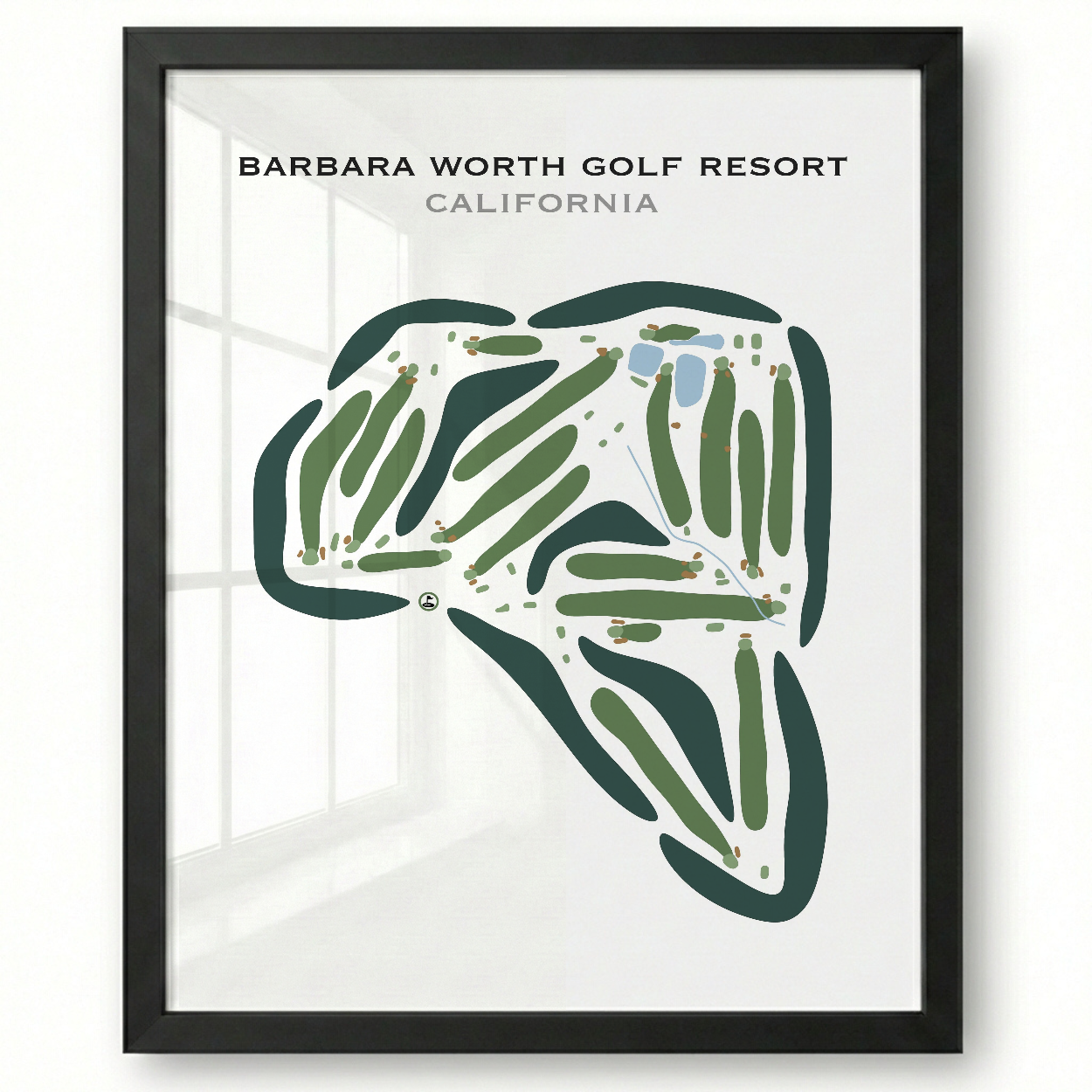 Barbara Worth Golf Resort, California - Printed Golf Courses