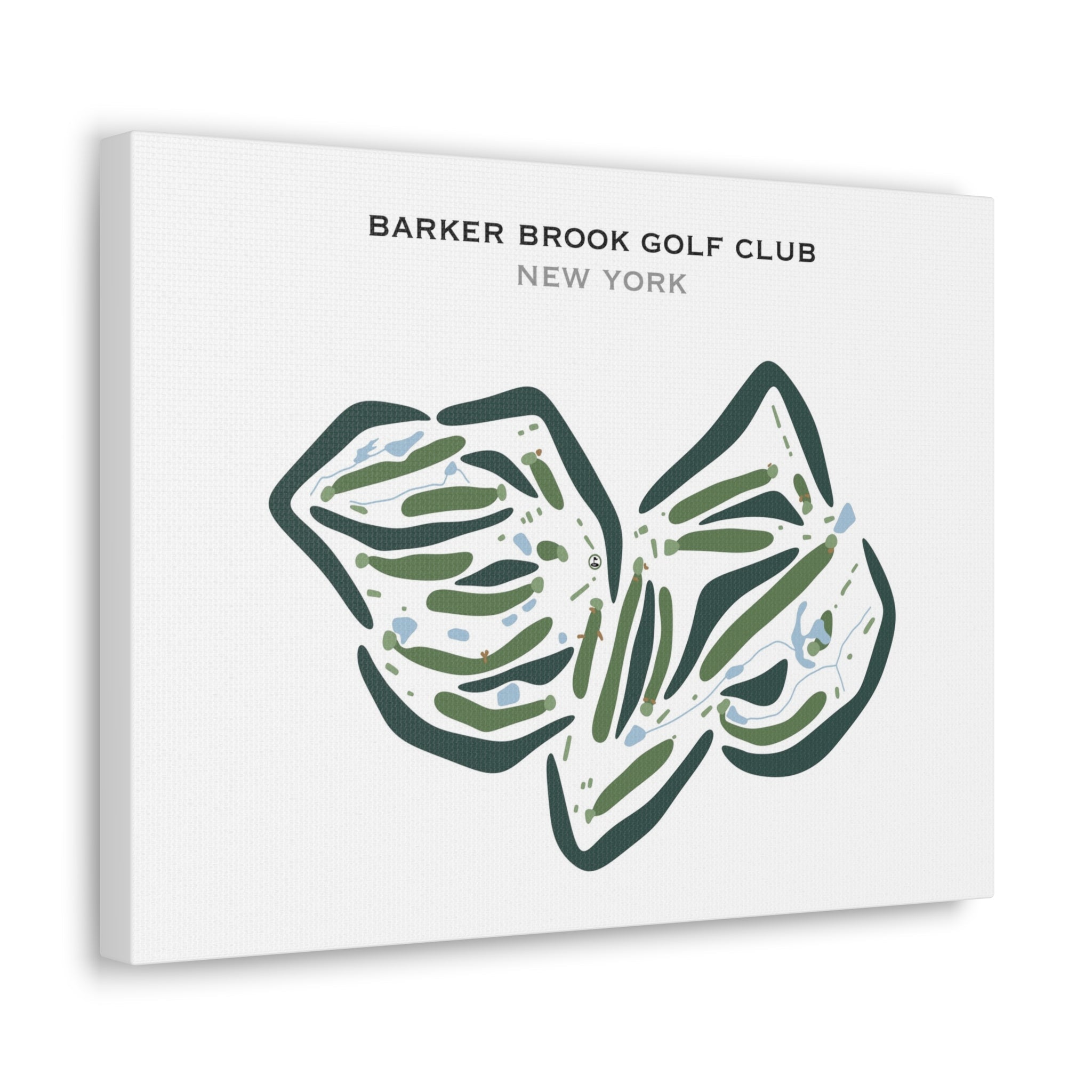 Barker Brook Golf Club, New York - Printed Golf Courses