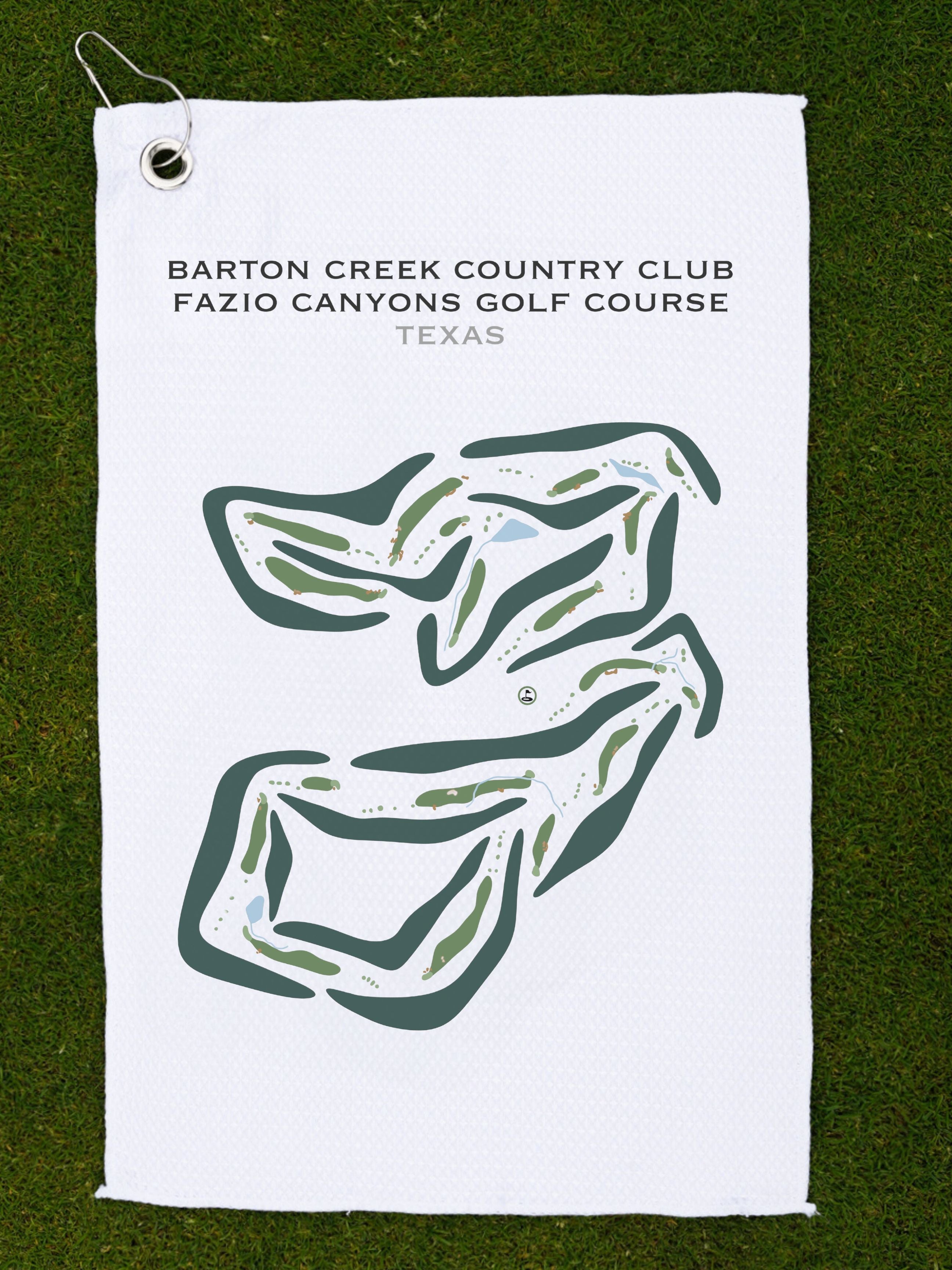 Barton Creek Country Club - Fazio Canyons Golf Course, Texas - Printed Golf Courses