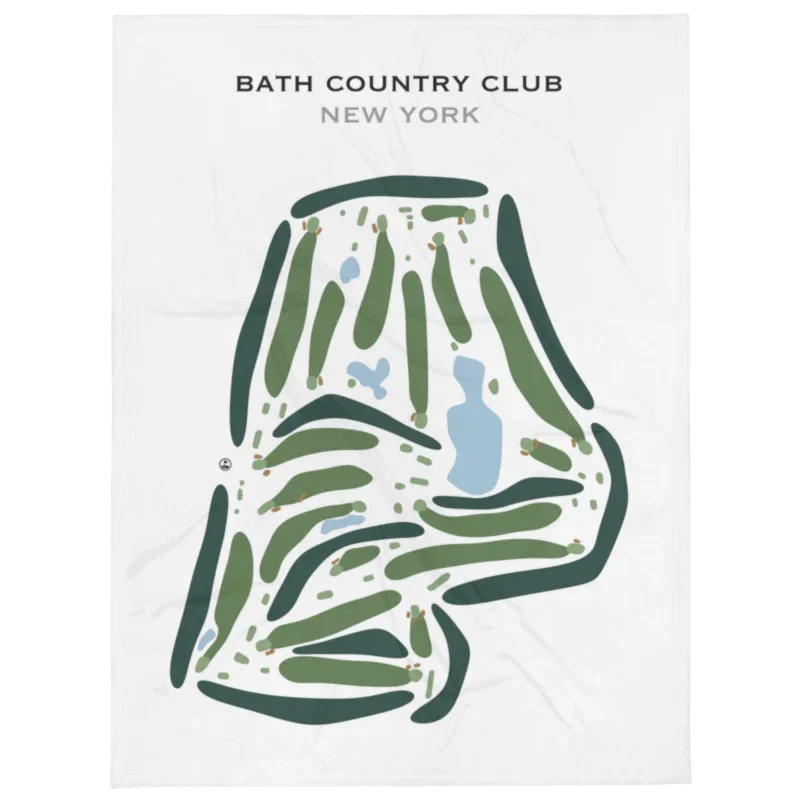 Bath Country Club, New York - Printed Golf Courses