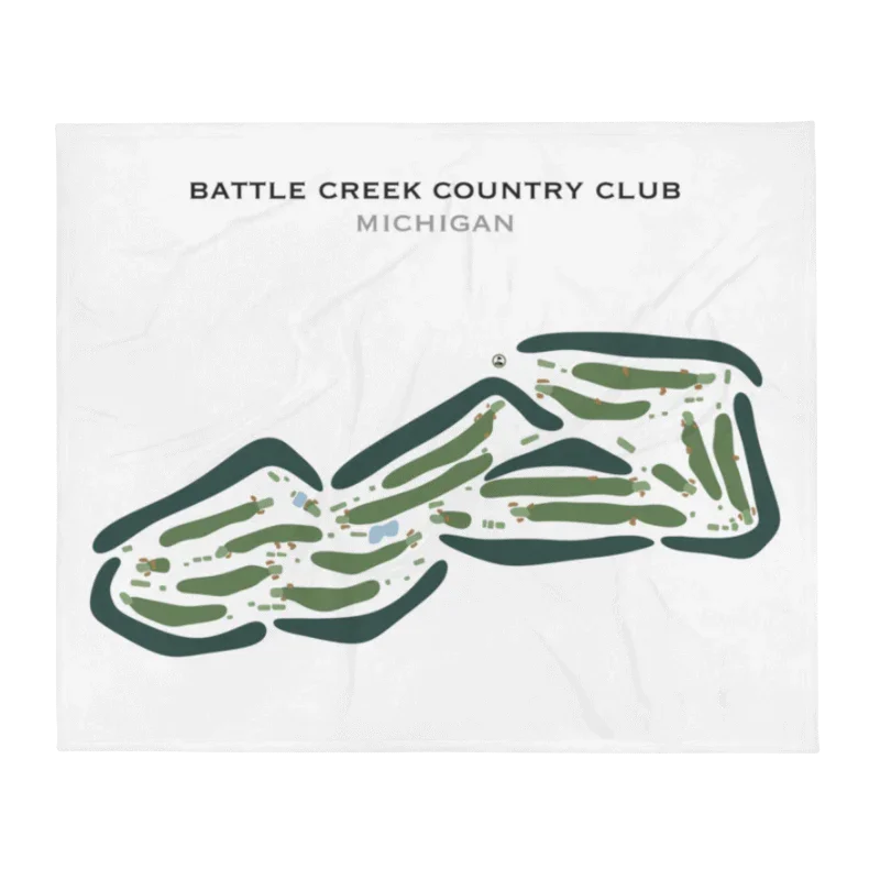 Battle Creek Country Club, Michigan - Printed Golf Courses