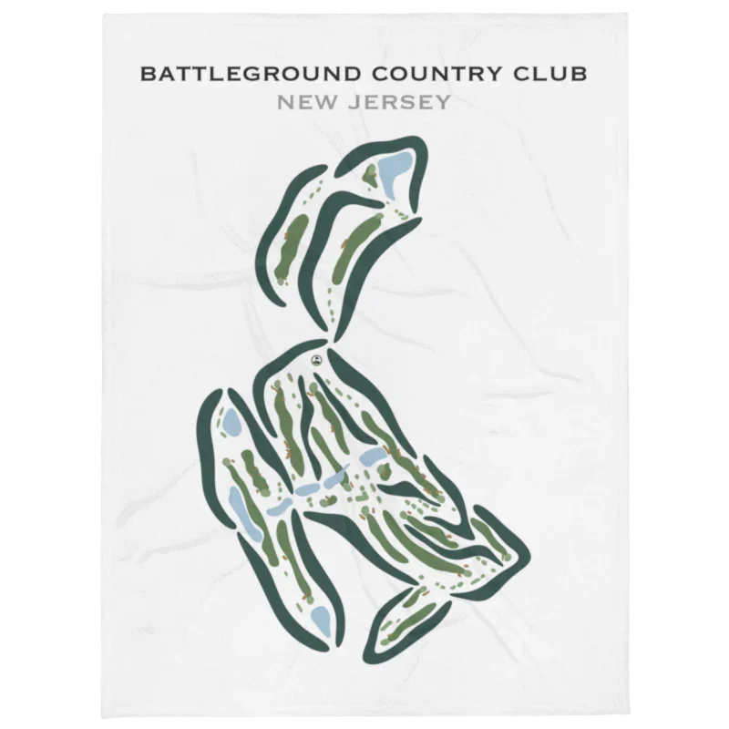 Battleground Country Club, New Jersey - Printed Golf Courses