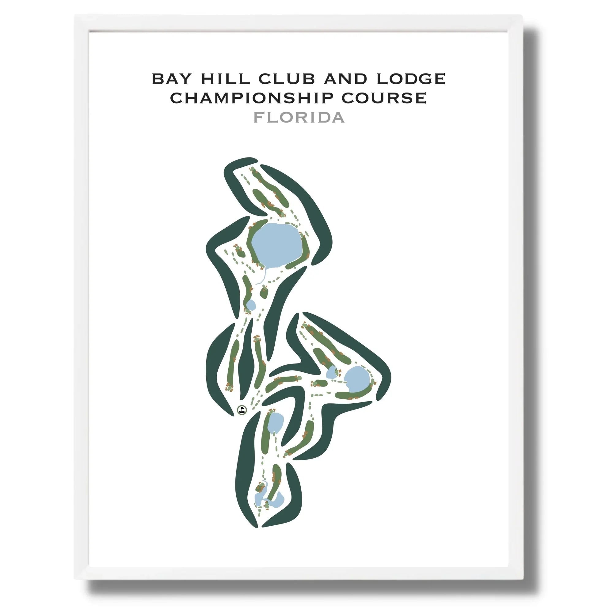 Bay Hill Club and Lodge, Championship Course, Florida - Printed Golf Courses