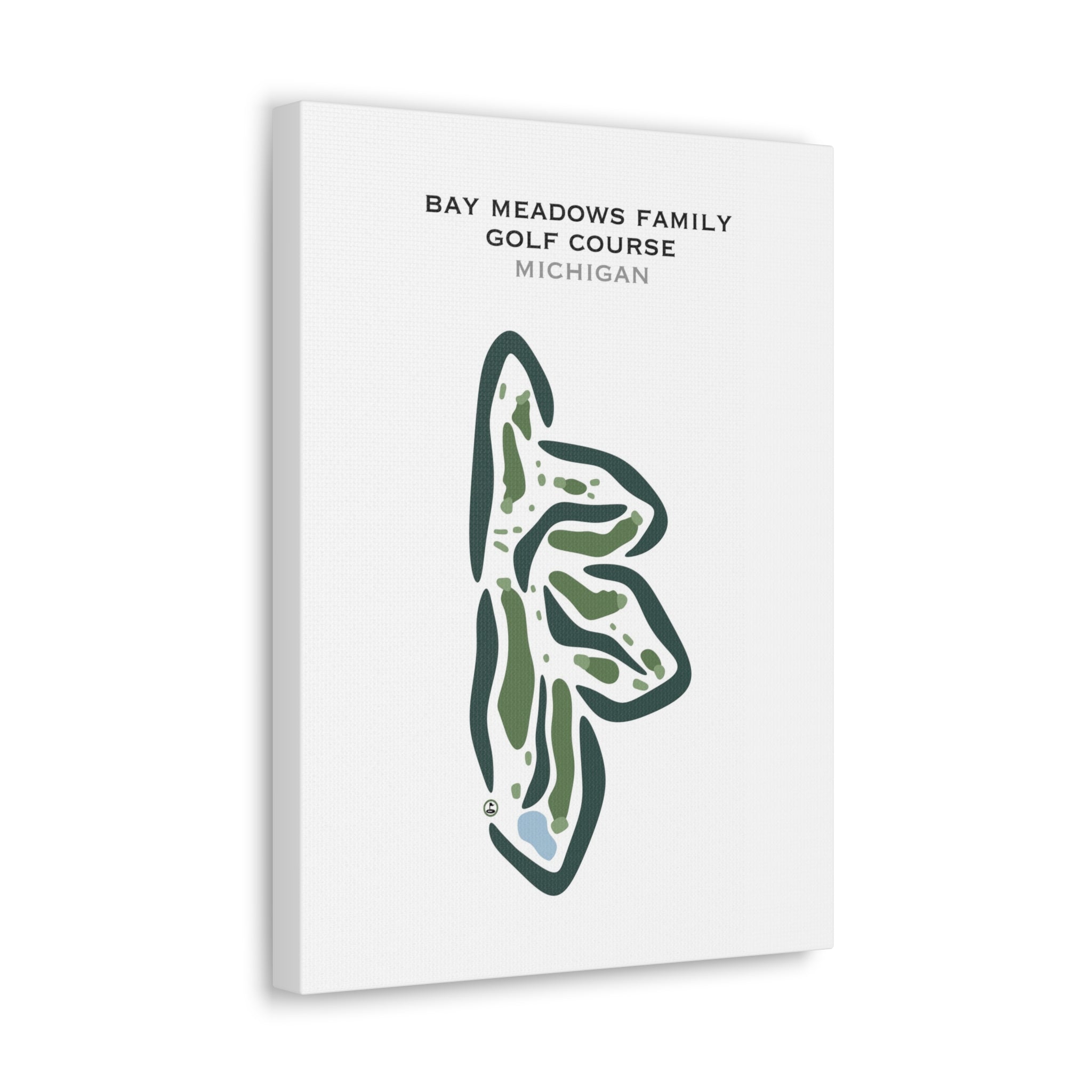 Bay Meadows Family Golf Course, Michigan - Printed Golf Courses