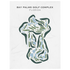 Bay Palms Golf Complex, Florida - Printed Golf Courses
