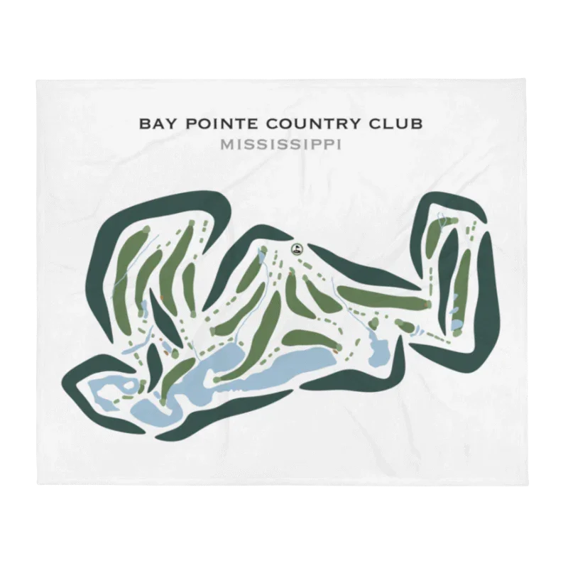 Bay Pointe Country Club, Mississippi - Printed Golf Courses