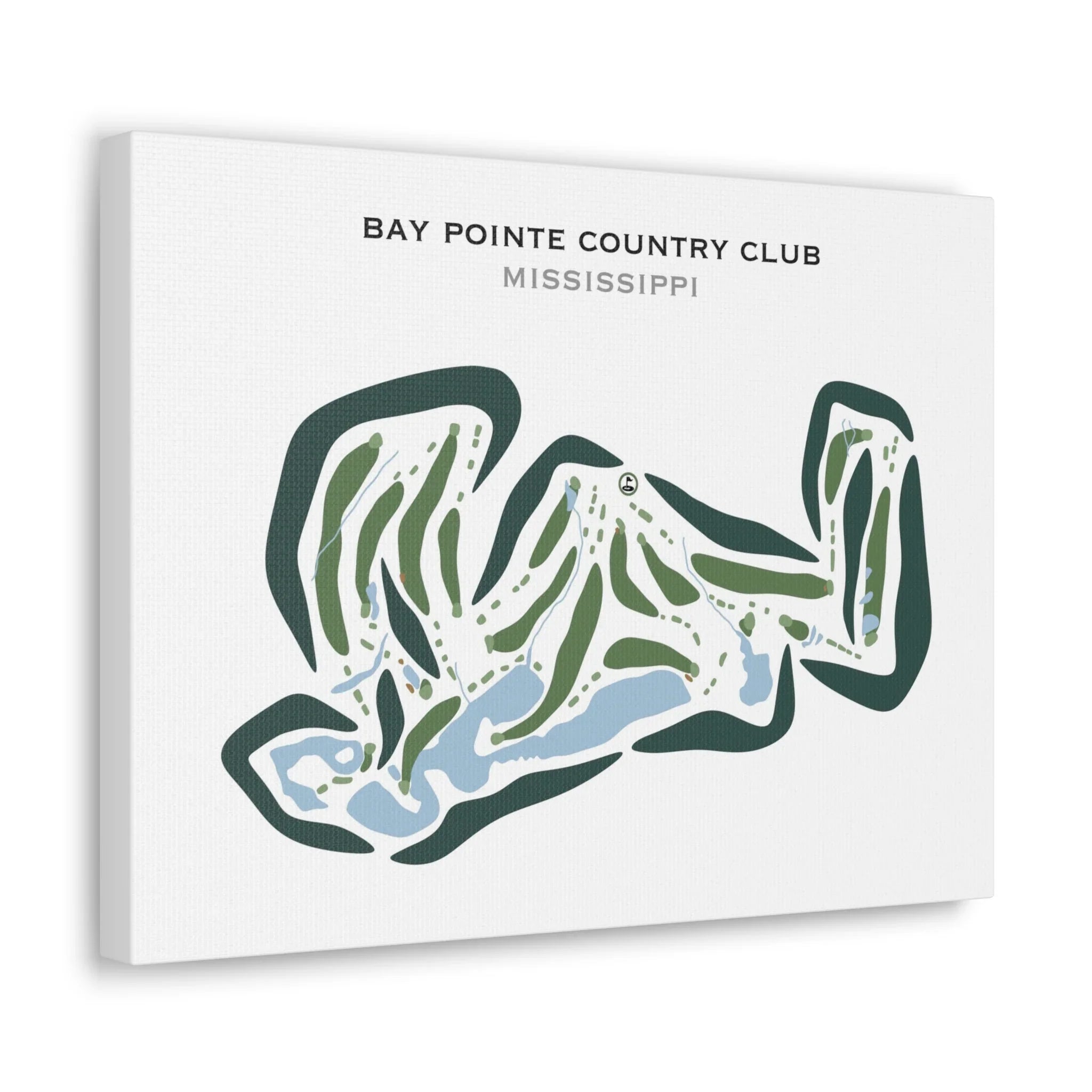 Bay Pointe Country Club, Mississippi - Printed Golf Courses
