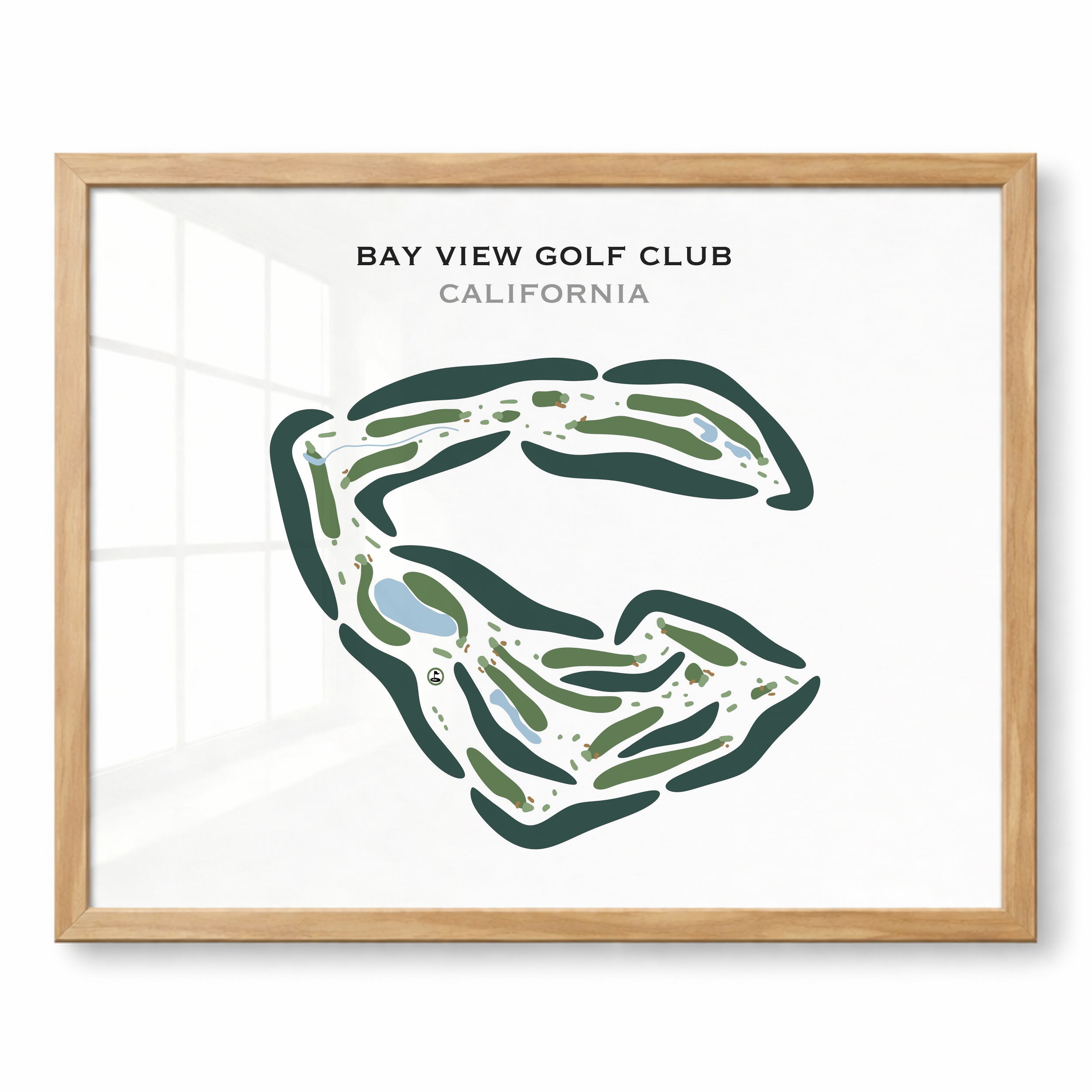 Bay View Golf Club, California - Printed Golf Courses