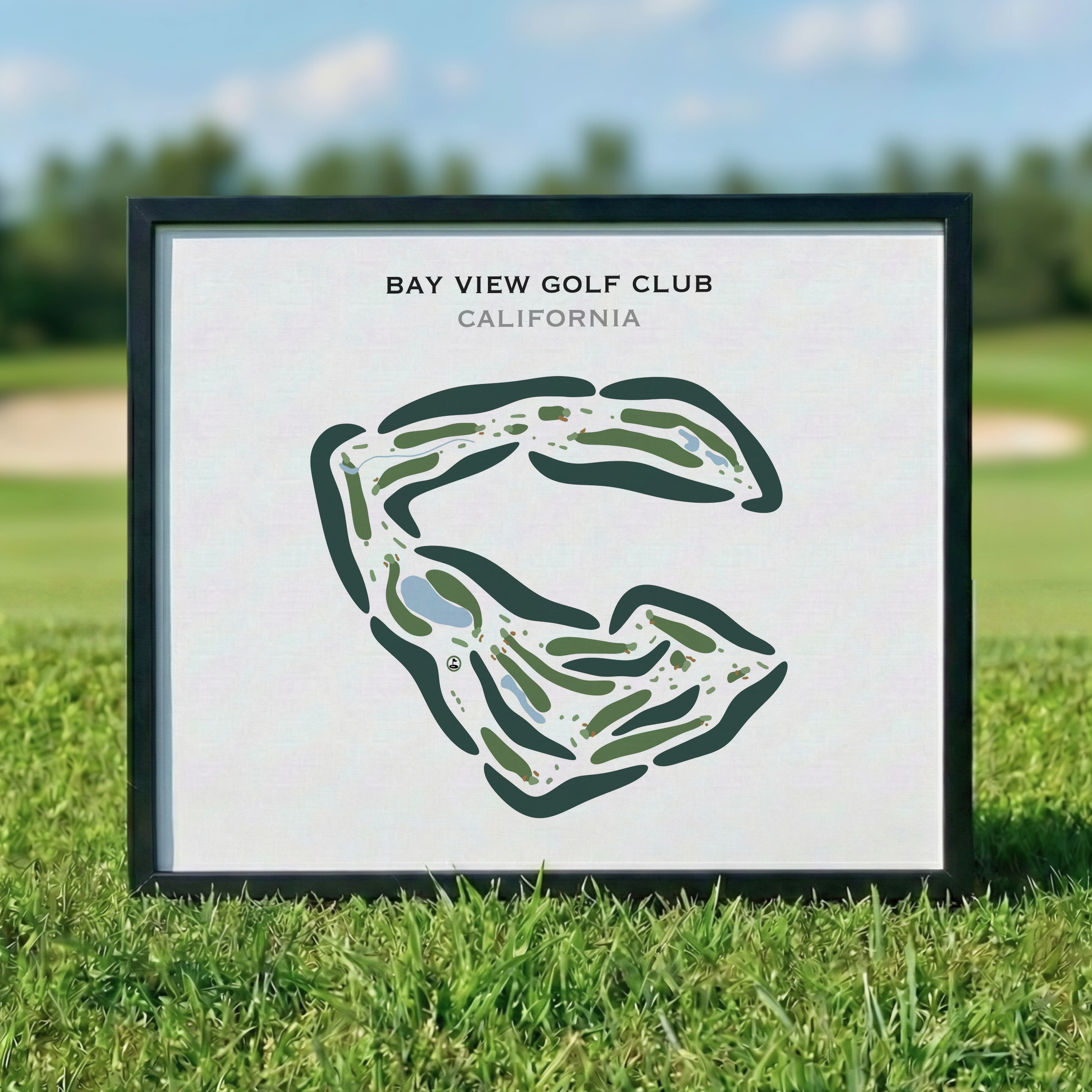 Bay View Golf Club, California - Printed Golf Courses