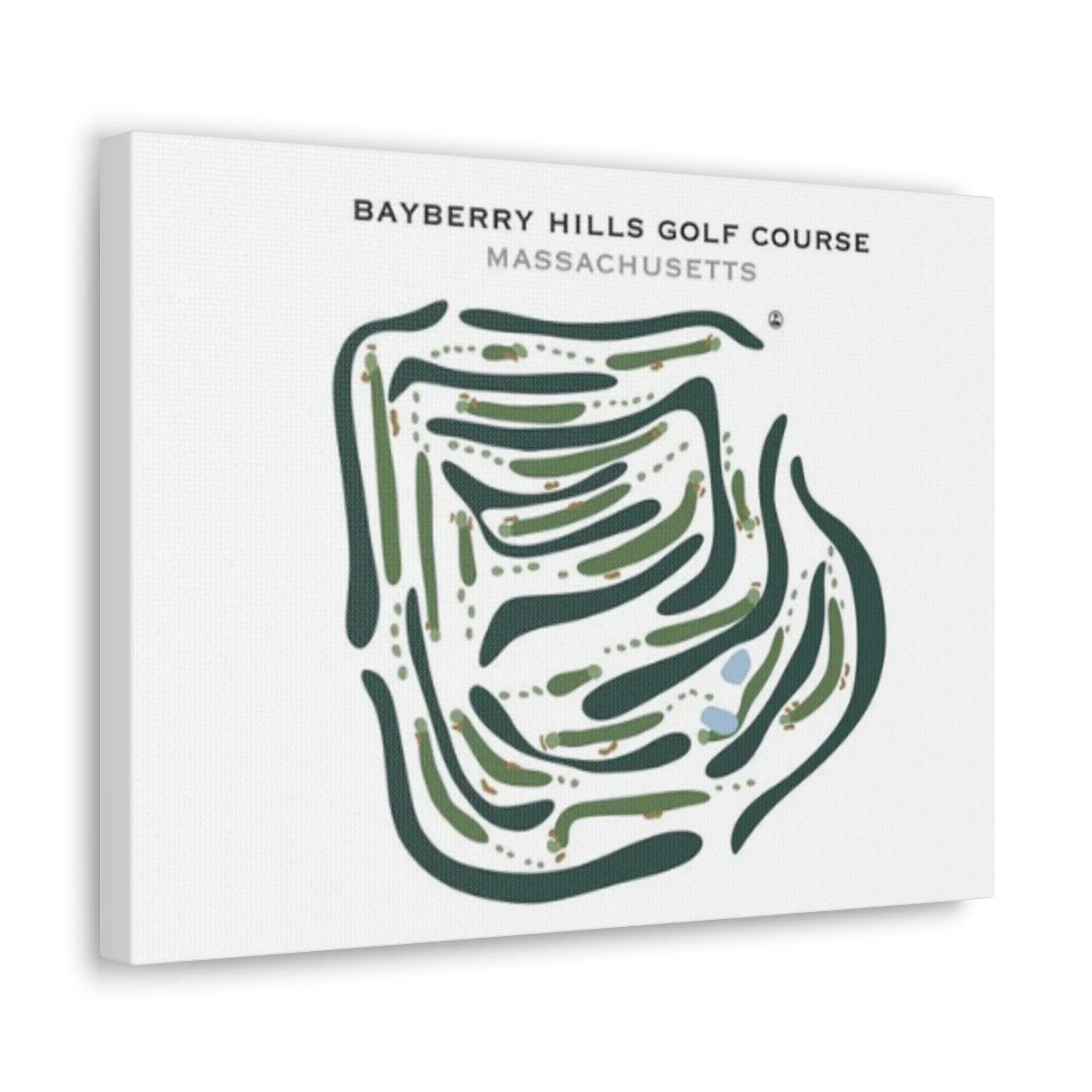 Bayberry Hills Golf Course, Massachusetts - Printed Golf Courses