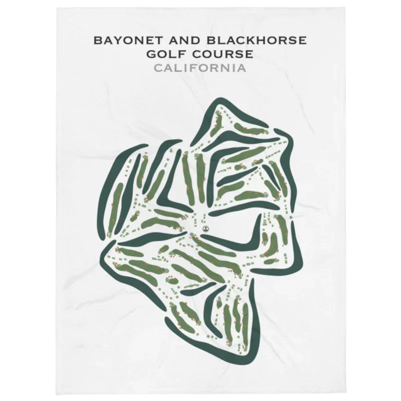 Bayonet & Black Horse Golf Course, California - Printed Golf Courses
