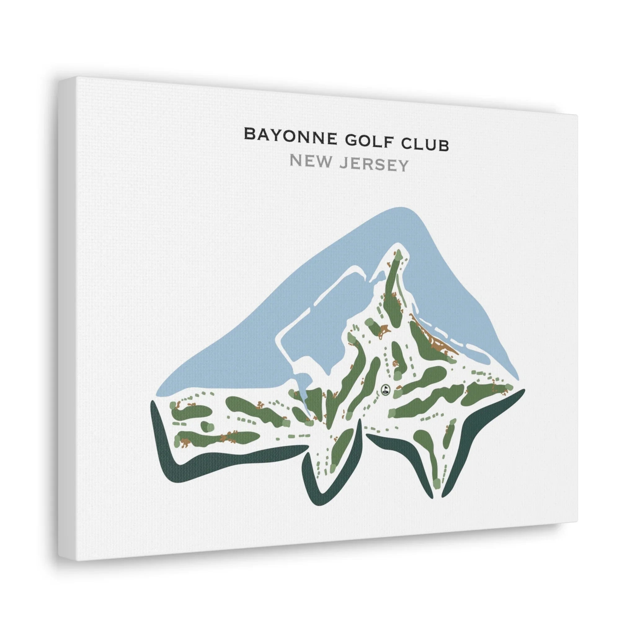 Bayonne Golf Club, New Jersey - Printed Golf Courses
