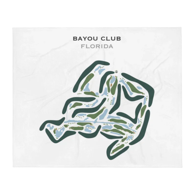 Bayou Club, Florida - Printed Golf Courses
