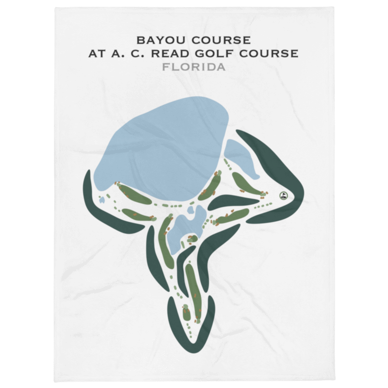 Bayou Course at A. C. Read Golf Course, Florida - Printed Golf Courses