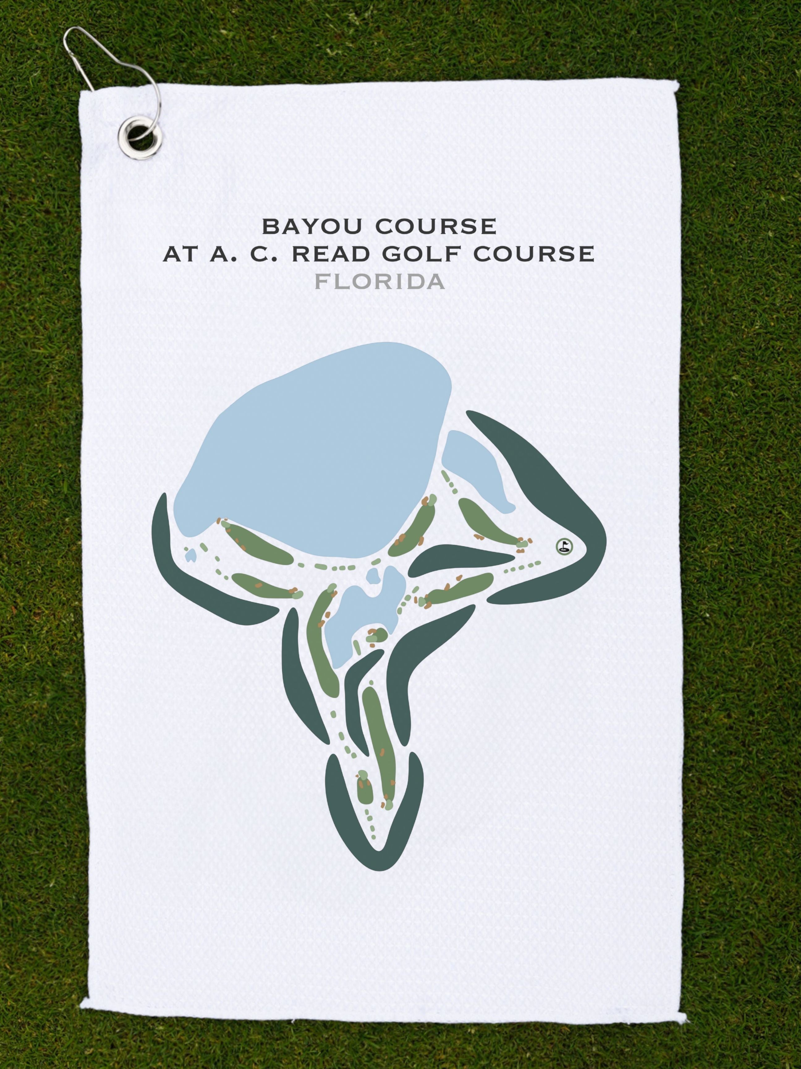 Bayou Course at A. C. Read Golf Course, Florida - Printed Golf Courses