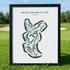 Bayou Din Golf Club, Texas - Printed Golf Courses