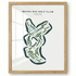Bayou Din Golf Club, Texas - Printed Golf Courses