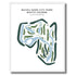 Bayou Oaks City Park South Course, Louisiana - Printed Golf Courses