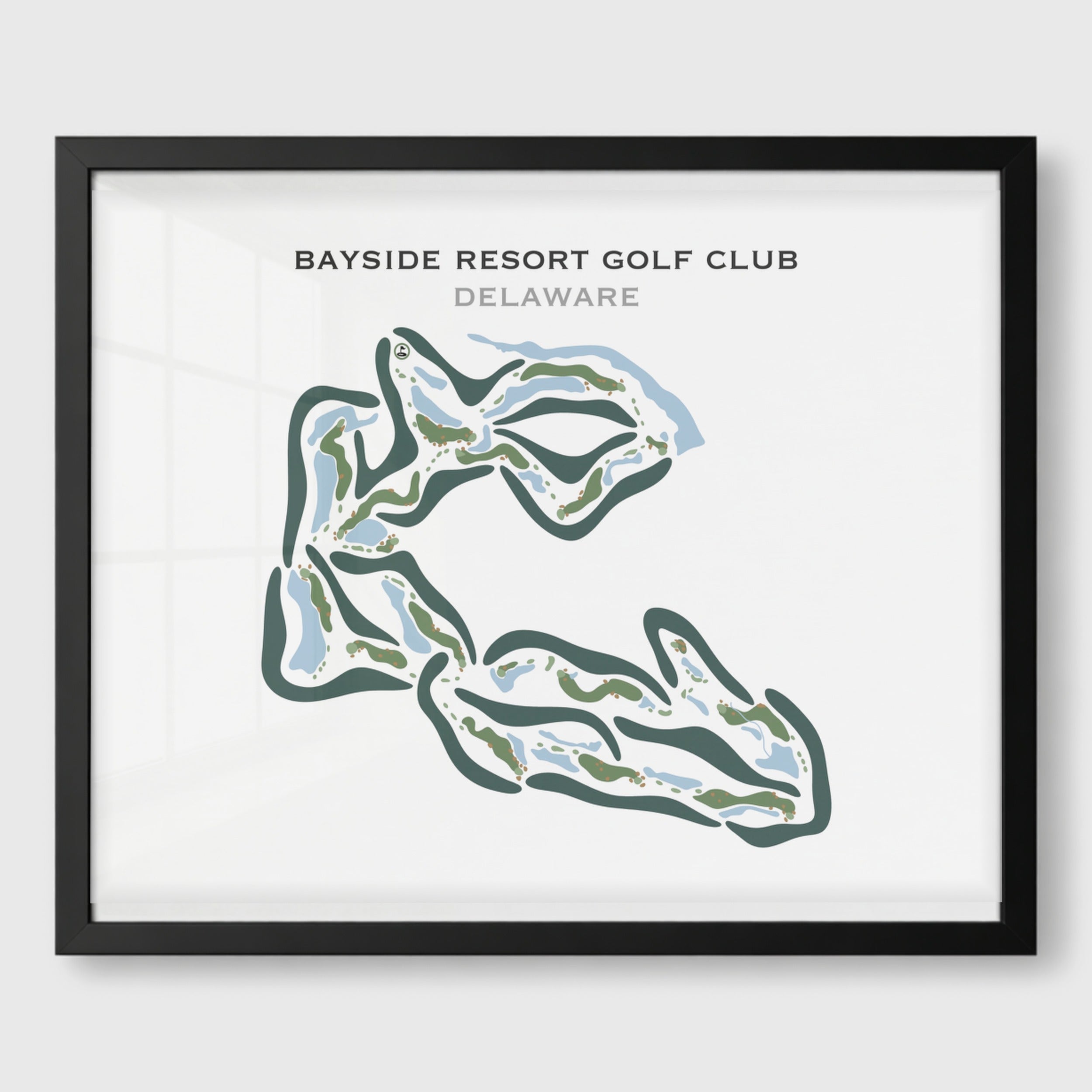 Bayside Resort Golf Club, Delaware - Printed Golf Courses