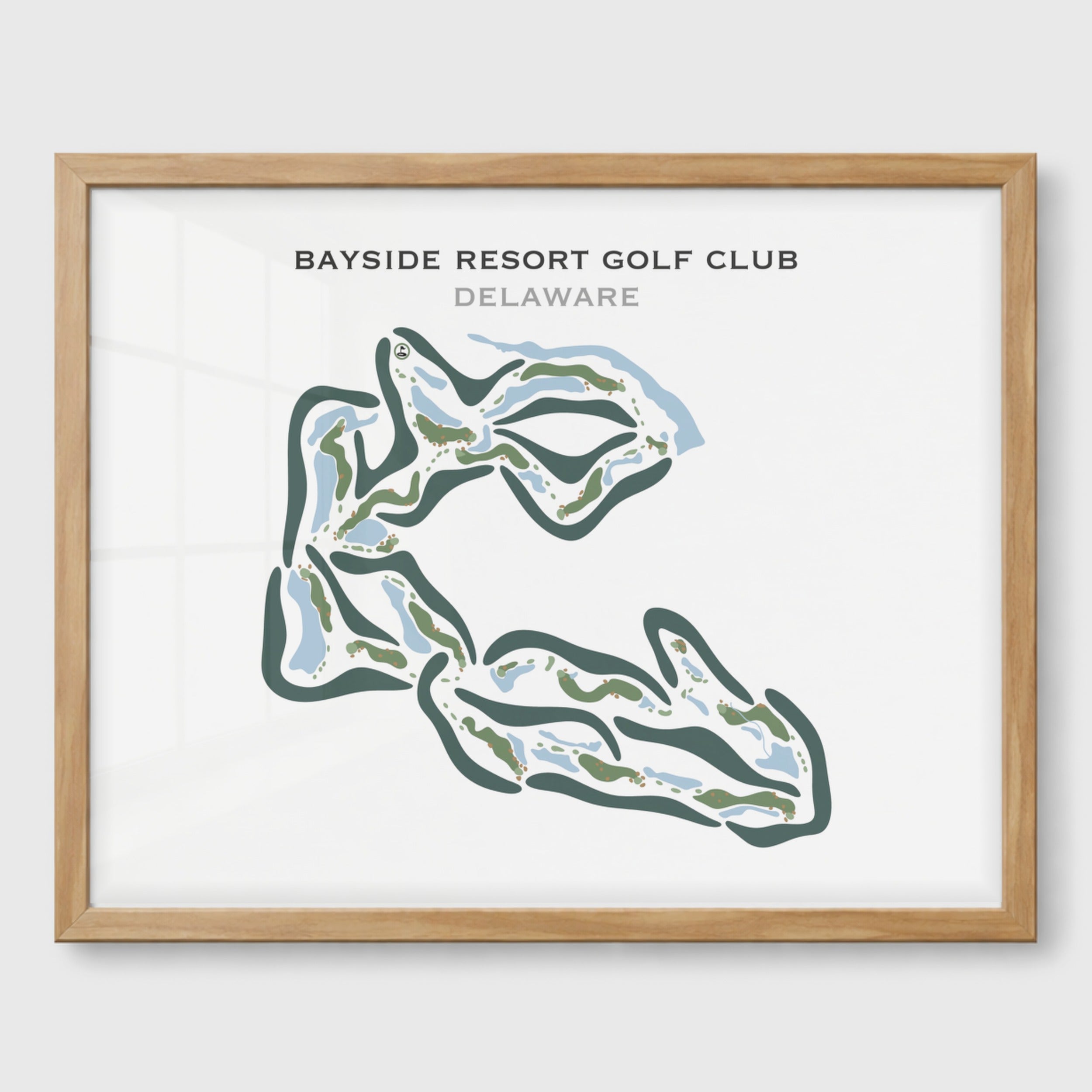 Bayside Resort Golf Club, Delaware - Printed Golf Courses
