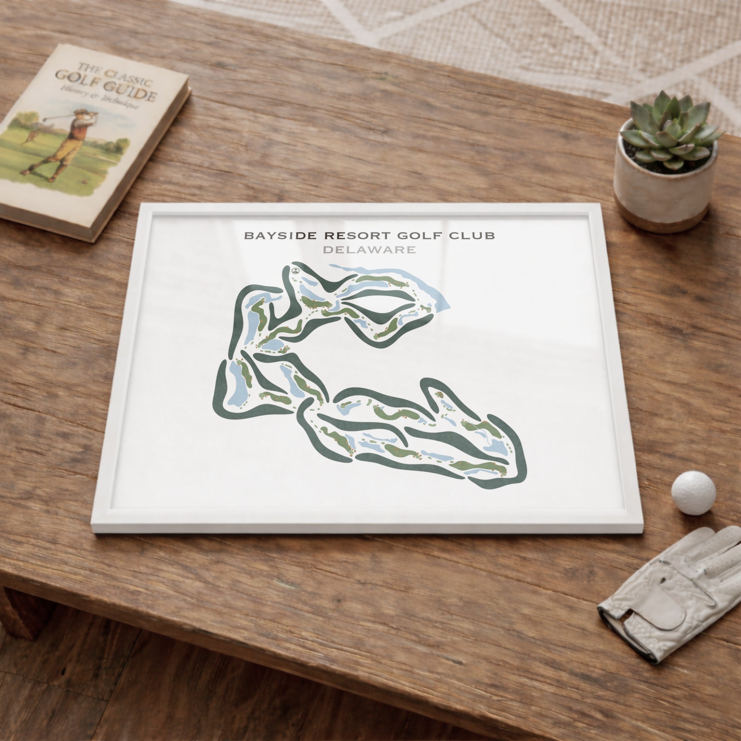 Bayside Resort Golf Club, Delaware - Printed Golf Courses