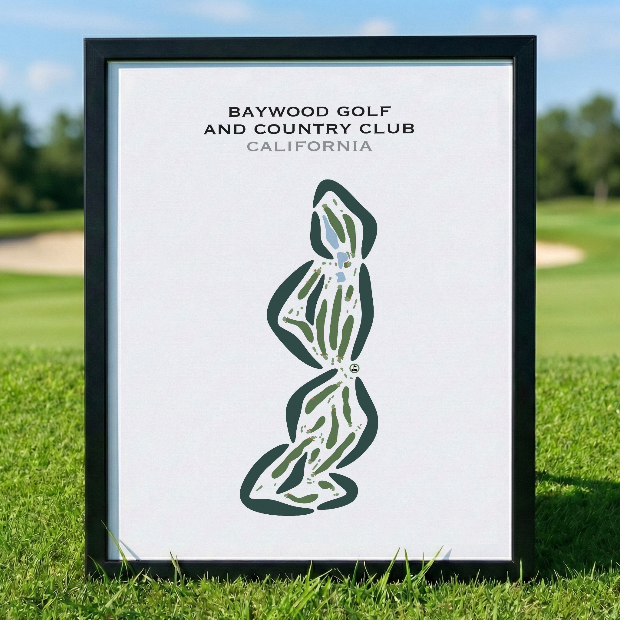 Baywood Golf & Country Club, California - Printed Golf Courses