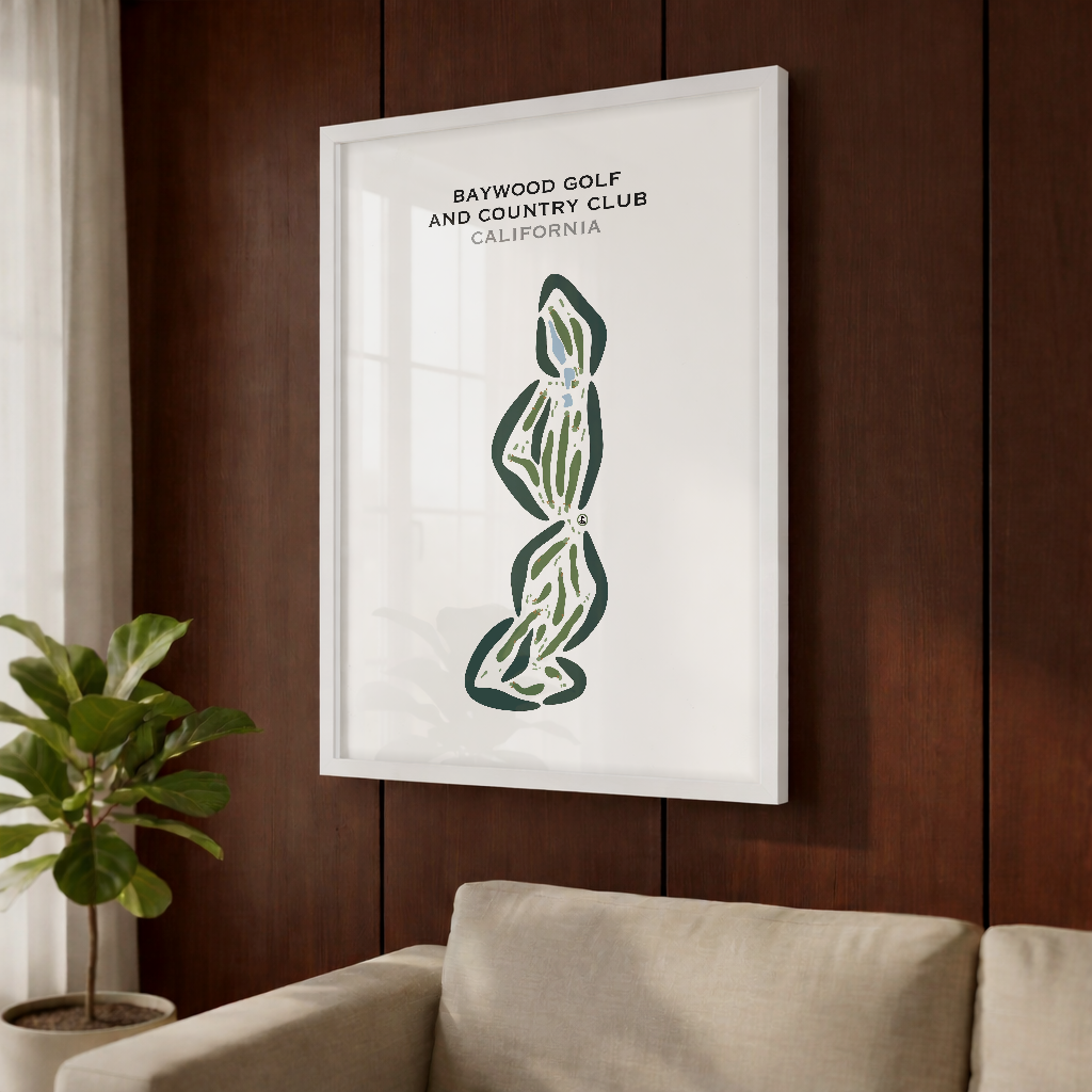 Baywood Golf & Country Club, California - Printed Golf Courses