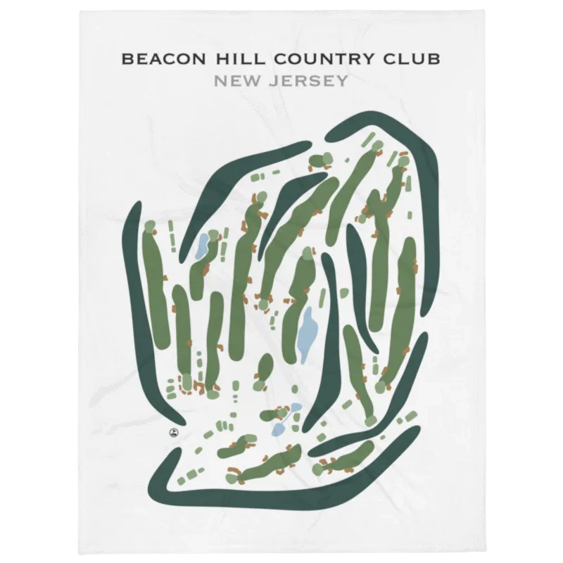 Beacon Hill Country Club, New Jersey - Printed Golf Course