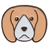 Beagle Dog Crystal Ball Marker & Hat Clip by ReadyGOLF