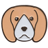 Beagle Dog Crystal Ball Marker & Hat Clip by ReadyGOLF