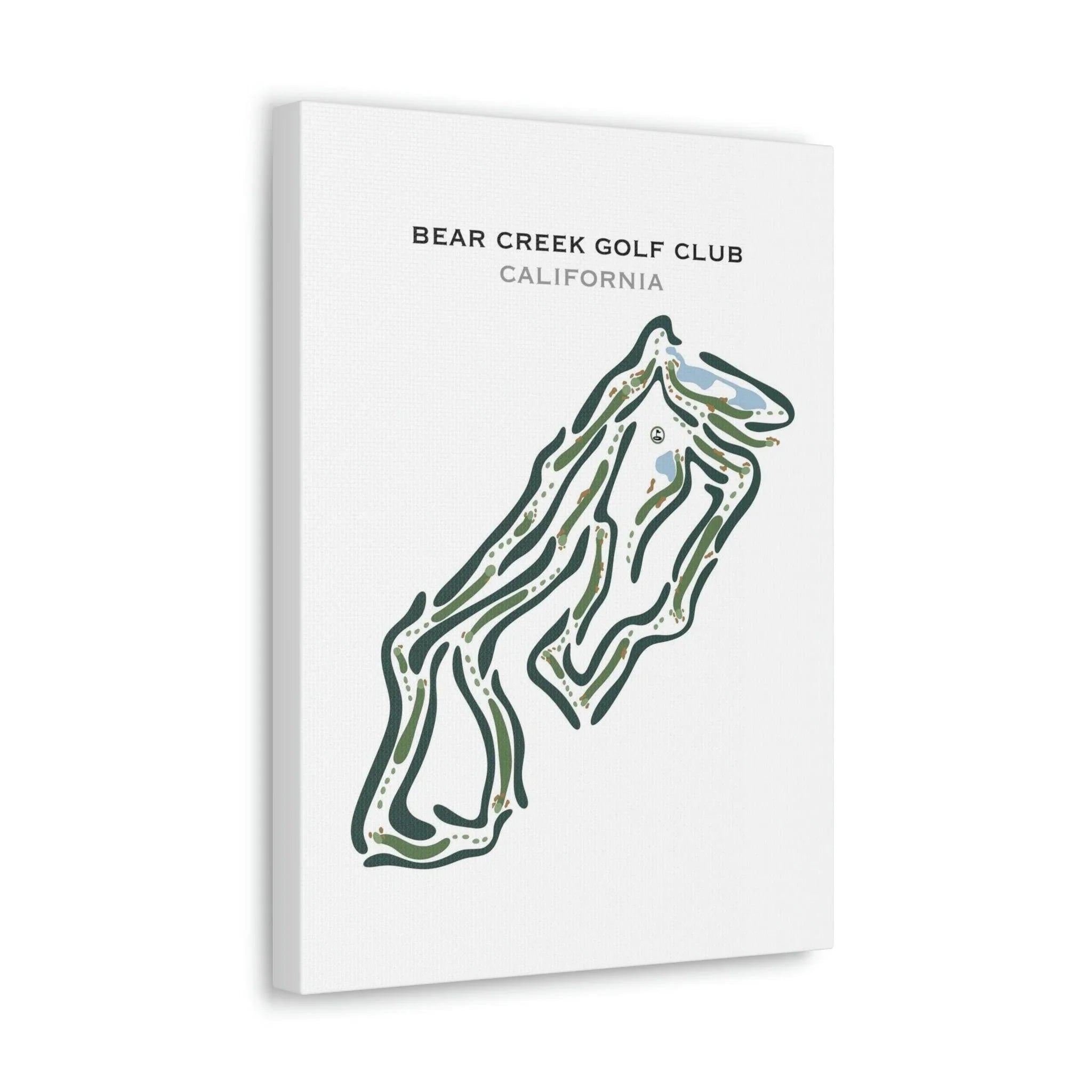 Bear Creek Golf Club, California - Printed Golf Courses