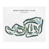 Bear Creek Golf Club, Georgia - Printed Golf Courses