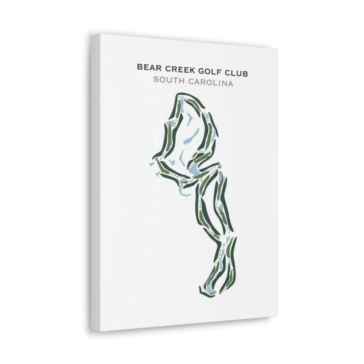 Bear Creek Golf Club, South Carolina - Printed Golf Courses