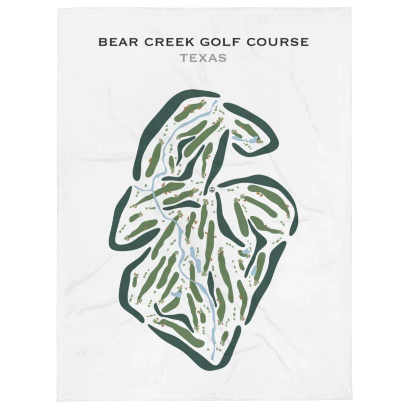 Bear Creek Golf Course, Texas - Printed Golf Courses