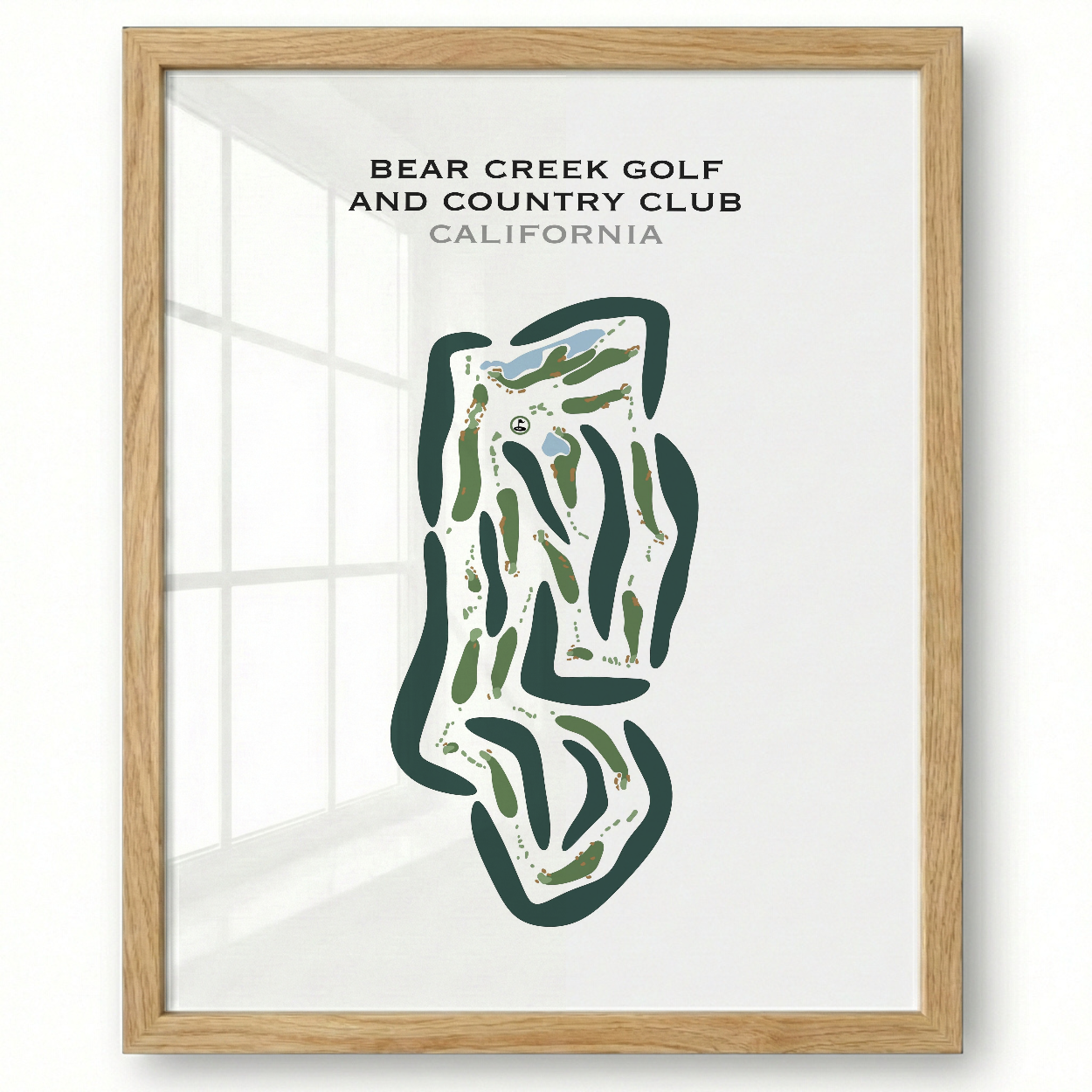 Bear Creek Golf & Country Club, California - Printed Golf Courses