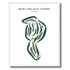 Bear Lake Golf Course, Garden City Utah - Printed Golf Courses