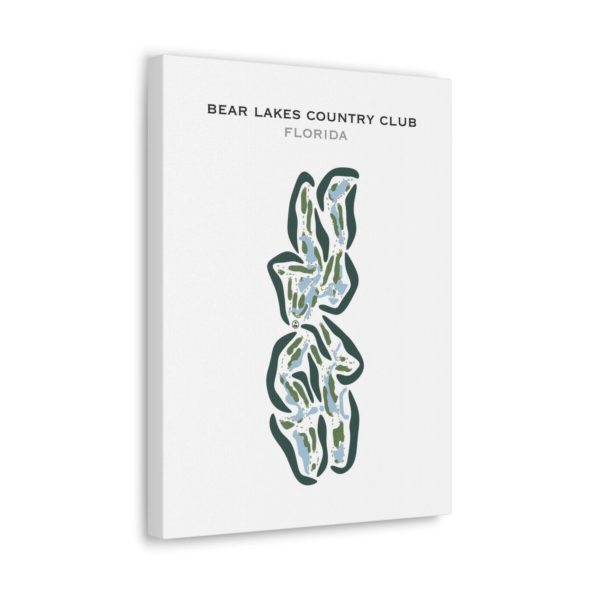 Bear Lakes Country Club, Florida - Printed Golf Courses